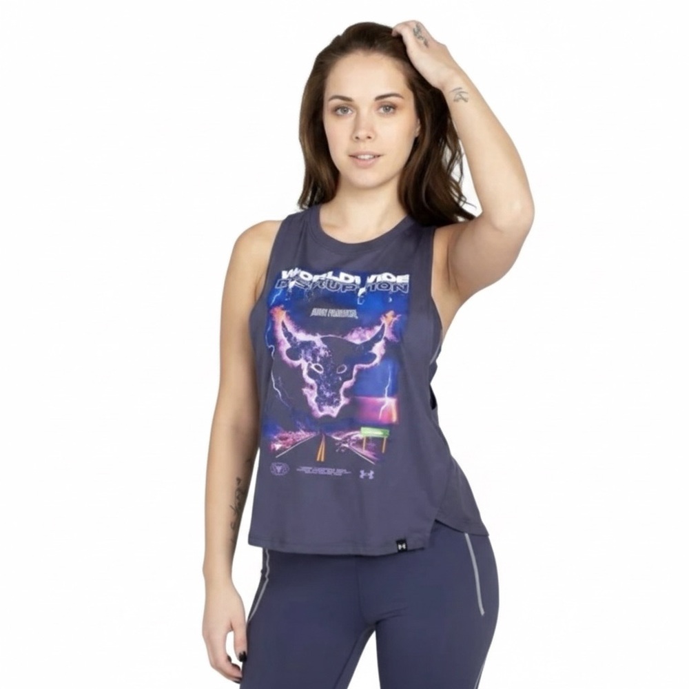 NWT Under Armour Project Rock Worldwide Tank Top. Size L